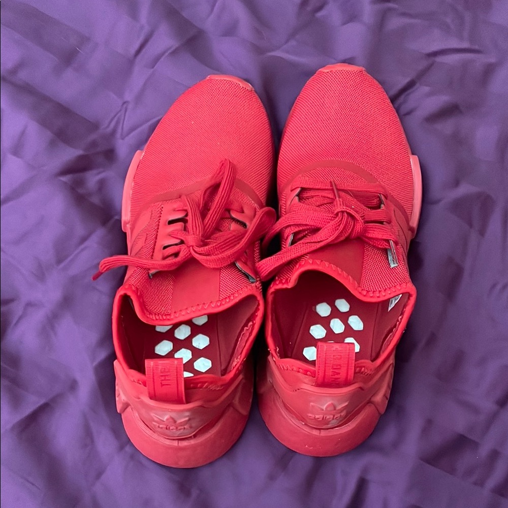 Adidas Bold Scarlet Athletic Shoes